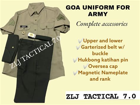 goa uniform philippine army|Philippine Army Goa Uniform complete .